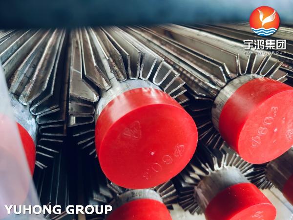 Stainless Steel Longitudinal High Frequency Welded Finned Tubes Enhanced Heat