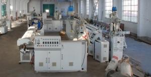 Wholesale Double Screw Plastic Pipe Manufacturing Machine PVC Fiber Reinforced Soft Pipe Extruder from china suppliers