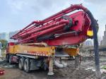 Used 56m concrete pump truck with Sany self-made chassis,