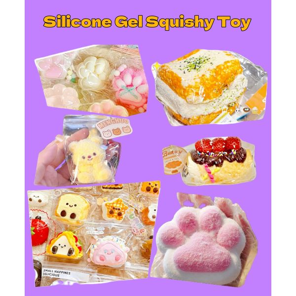 China Supplier Customized Squishy Texture 0 Hardness Squishy Silicone For Satisfying Stress Relief Toys