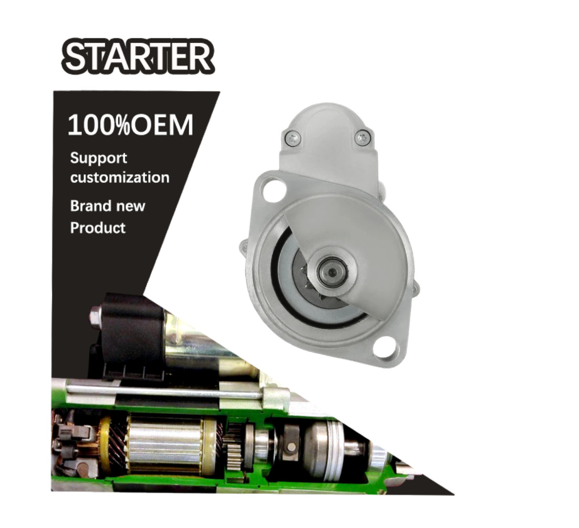 24V 10T CW STARTER 11.131.588 11.131.725 AZE6542 AZJ3444 IS1163 IS1314 11131588 11131725