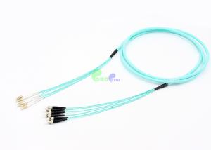Wholesale LC - ST Fiber Optic Patch Cables 6 Cores MM 50 / 125 Fanout 2mm Tails Multifibers from china suppliers