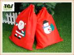 FDA Quality 100% Cotton Reindeer Pattern ChristmasBag Santa Sacks