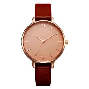 China 3ATM Waterproof Alloy Quartz Watch Small Size Genuine Leather Strap Watch on sale