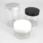 Transparent PET Plastic 97mm 300ml Bulk Cosmetic Jars