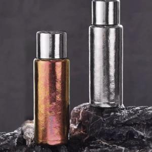 Wholesale Ultra Light Portable 750ml Insulated Titanium Water Bottle Anti Oxidation Double Wall Titanium Water Bottle Available In Silver Blue And Copper from china suppliers