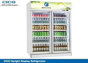 Wholesale Large Reliable Double Door Upright Fridge High Efficient Evaporator from china suppliers