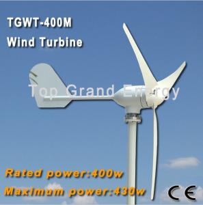 Wholesale TGWT-400M 400W 12V/24V wind turbine Three phase permanent magnet AC synchronous generator from china suppliers