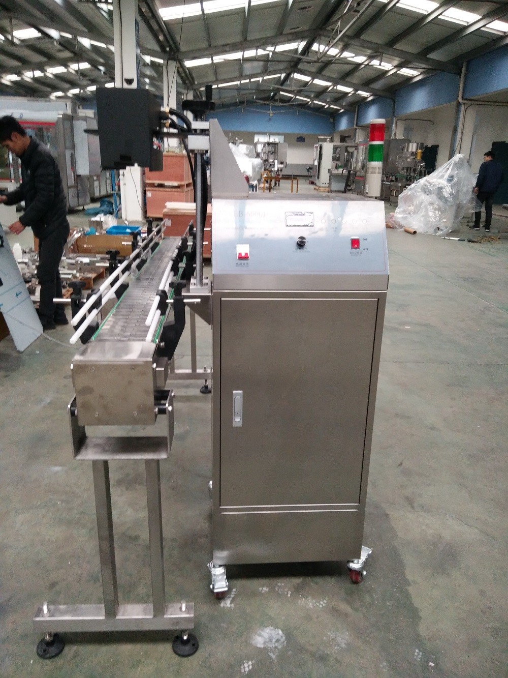 60-120BPM Chemical Packaging Machine Automatic Induction Sealer For Glass Plastic Bottle