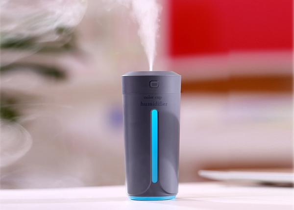 Color cup humidifier / mini portable ultrasonic aroma air humidifier / office or