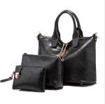 PU Combined Bag Fashion Handbags for Women Multi-purpose Three-piece Tote Bags