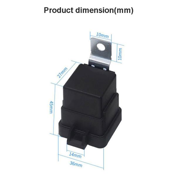 12V 40AMP Heavy Duty 5 Pin Waterproof SPDT Auto Relay With Harness Car Relay Socket 14AWG Relay Kit Style For Car