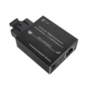 Wholesale SC DC15V Fiber Ethernet Media Converter 20km 3W 100/1000Base-Fx from china suppliers