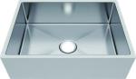 Modern Apron 304 Stainless Steel Vessel Sinks For Bathroom Decorate