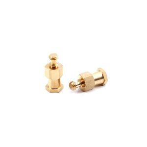 Wholesale CNC Machining Brass CNC Parts Bushing Spacer PVD CVD Coating from china suppliers