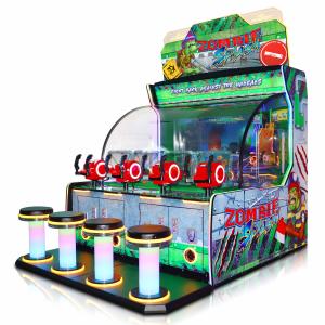 Wholesale 700W Ticket Redemption Game Machine Coin Op Zombie Splash - 4 Players Ball Shooting Game Arcade Machine from china suppliers