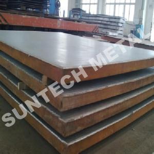 Wholesale Explosin Bonded Clad Plate B265 Gr2 / A516 Gr 70 Titanium / Steel Clad Square Plate from china suppliers