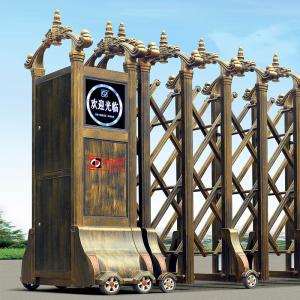 Wholesale SUS304 Electric Retractable Door Aluminum Folding Factory Gate from china suppliers