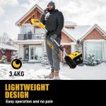 Foldable Electric Cordless Snow Shovel Battery Blower Snow Removal Convenient