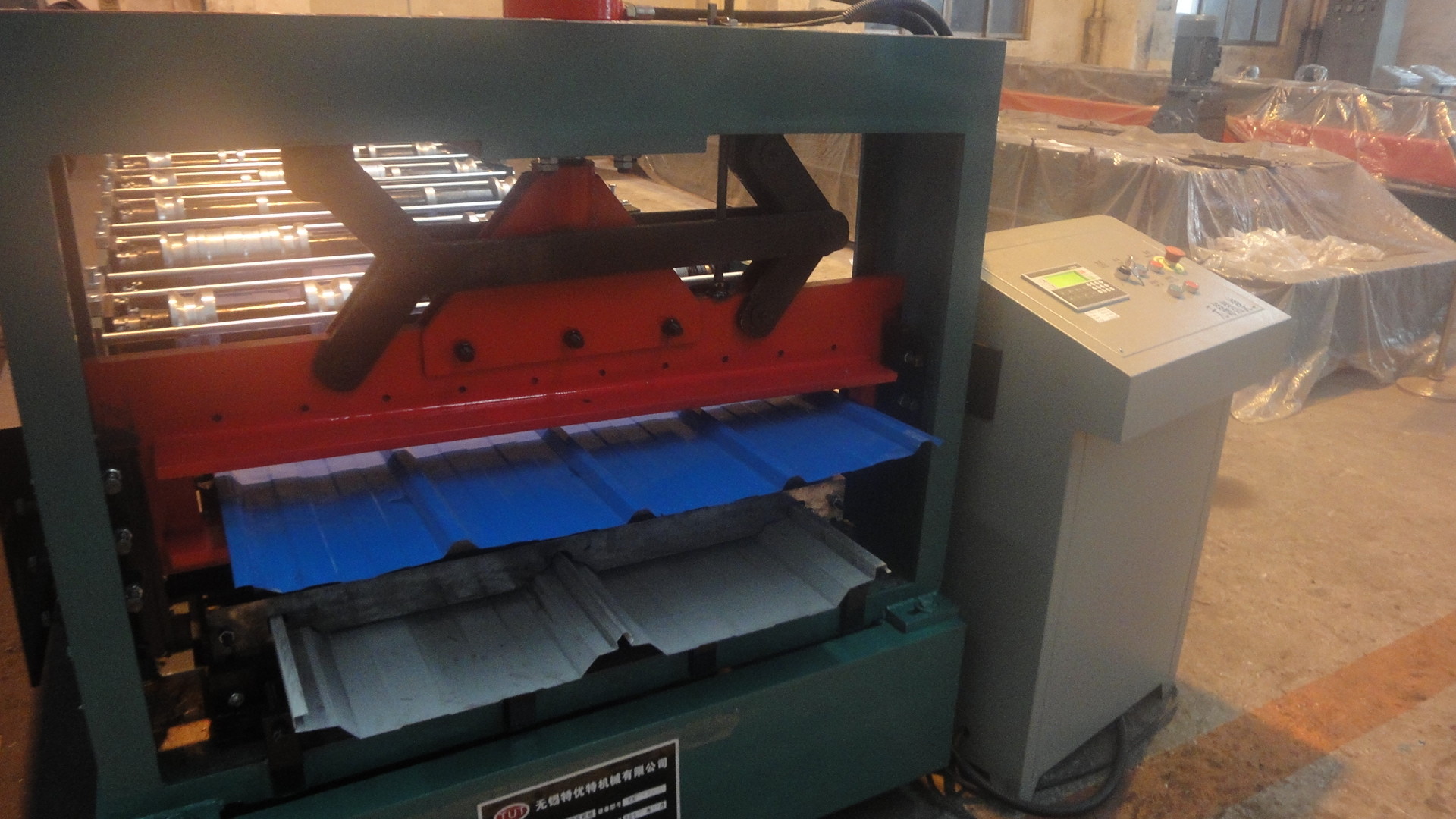 Metal Roofing Double Layer Roof Tile Roll Forming Machine, High Quality Professional Durable Roof Tiles Bending Machine