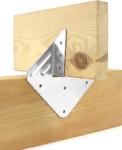 Hurricane Tie 18-Gauge Galvanized Steel Joist Hangers 1.2mm Thick for Roofing