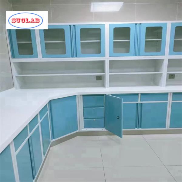 Three Section Slider Hospital c Furniture Disposal Cabinet for Hospital % Clinic