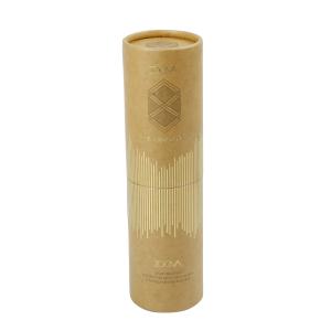 Wholesale Recyclable Cosmetic Paper Tube DIAM 40mm Natural Kraft Paper Lip Balm Tubes from china suppliers