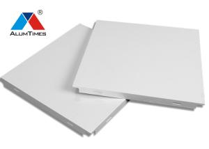 Wholesale Durable Aluminum Clip In Metal Ceiling Tiles 300×300mm Flat Plain from china suppliers