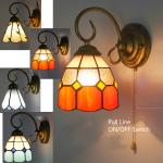 Mosaic Style LED Indoor Wall Light for Home Lighting Stained Glass Sconce