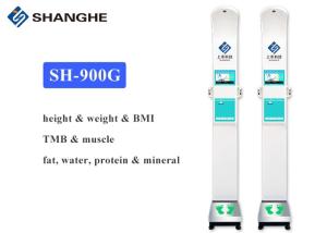 Wholesale Lcd Screen 10.1&quot; Ultrasonic Adult child height weight scale Fat Measurement from china suppliers