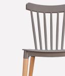 Simple Windsor chair solid wood dining chair family creative leisure chair
