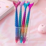 Colorful Gradient Mermaid Neutral Pen 0.5mm UV Electroplated Girl's Heart Gel