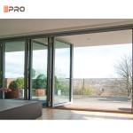 Aluminium Glass Folding Doors Steel Frameless Aluminium Pella Sliding Patio