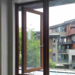 DIY Aluminum Frame Single Hung Windows Metal Sliding Screen Door OEM