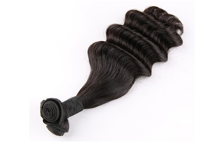 7A Grade Virgin Human Hair No Chemical Processing Hair Extensions Half Ocean For Girls