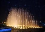 Plazza Floor Water Fountains For Dry Deck With Led Underwater Lights