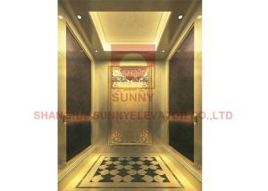 Wholesale 12 Person MRL Gearless Motor Roomless Lift With LED Downlight from china suppliers