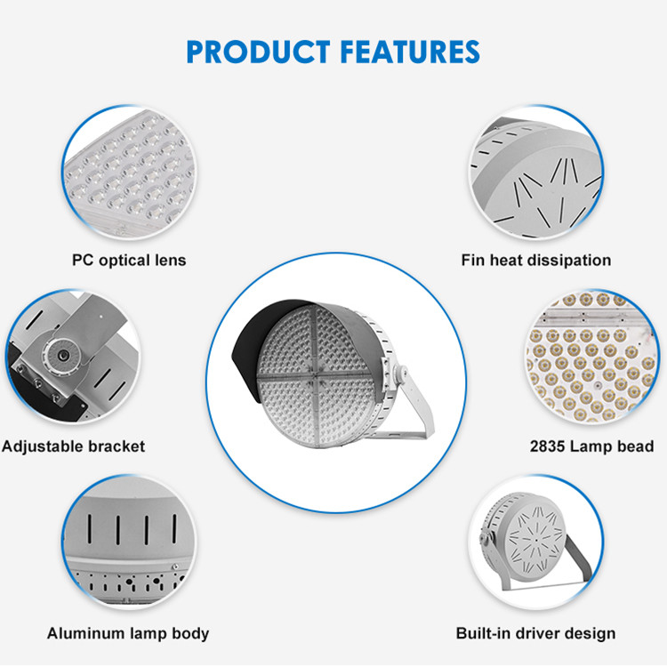 IP66 LED Arena Floodlights 500W 600W LED Stadium Light SMD2835/3030