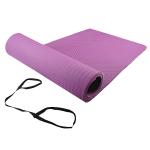 183x61cm ZH Tear Resistant Workout Yoga Mat 6mm Thickness Rollable Private Label