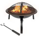 Outdoor Wood Burning Brazier Charcoal Barbecue Pit Steel For Camping Beach