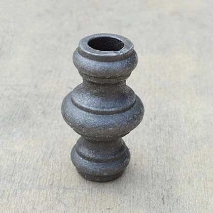 Powder Coating Wrought Iron Ornaments For Stair Railings / Handrails
