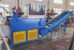 D2 Blade Single Shaft Shredder For Plastic Lumps PP PE PVC PS 22KW Motor