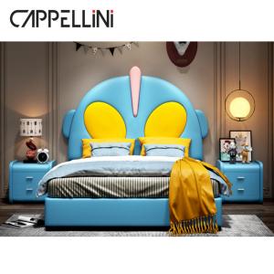 Wholesale ODM OEM Boys Bedroom Furniture No Folded MDF Board Kids Solid Wood Bed from china suppliers
