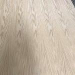 Red Paper Backed Oak Veneer Natural Furniture Decoration 1250*2500mm