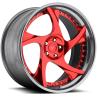 Buy cheap 20 inch customized red spoke 2 piece forged car wheel rim china from wholesalers