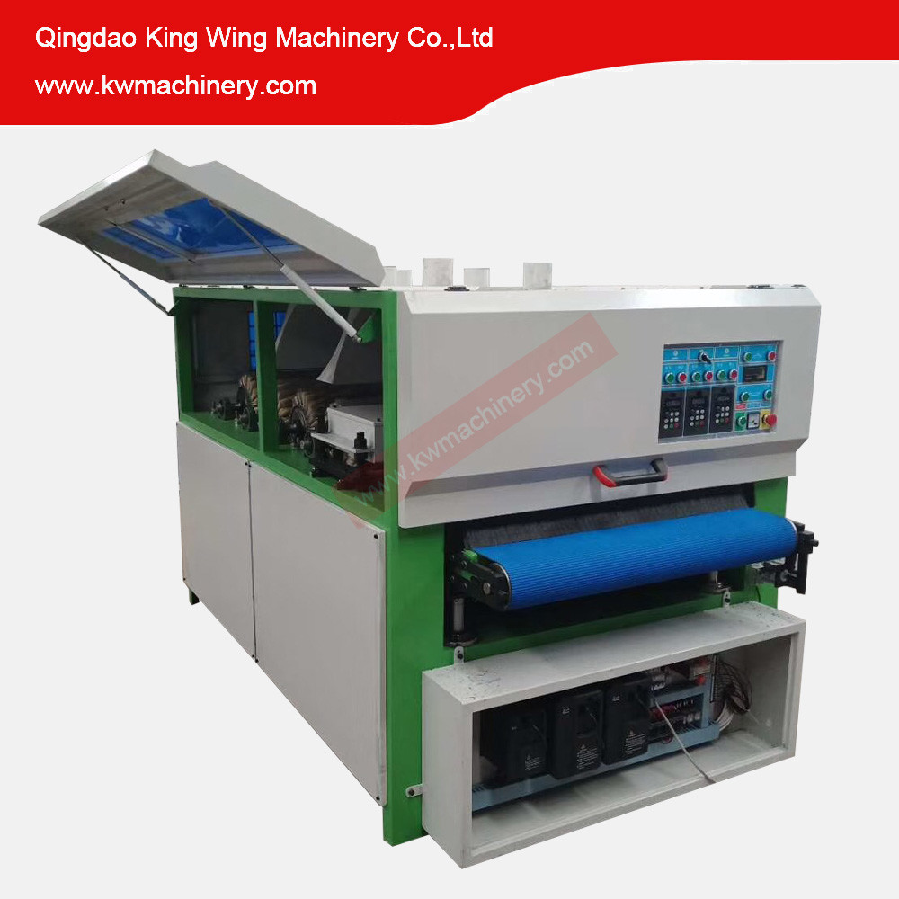 KC4R-S edge sanding machine for wooden door edge brush sander
