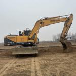 Wheel Type Hyundai 210W Used Excavator 21 Ton Secondhand Hydraulic Digger in