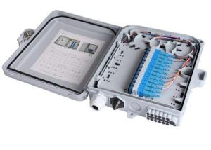 Wholesale 12 Ports Fiber Optic Termination Box 22.2 * 20.4 * 5.4cm Waterproof Junction Box from china suppliers