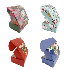 Wholesale Folding Folded Shipping Custom Printed Christmas Gift Kraft Paper Corrugated Mailer Box for Cosmetic and Food Packing from china suppliers