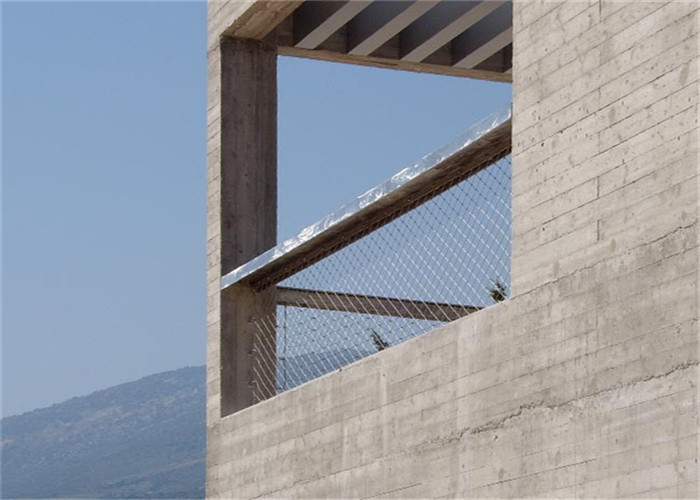 Buildings Stainless Steel Rope Mesh Alkalinity Resisting Easy Maintenance
